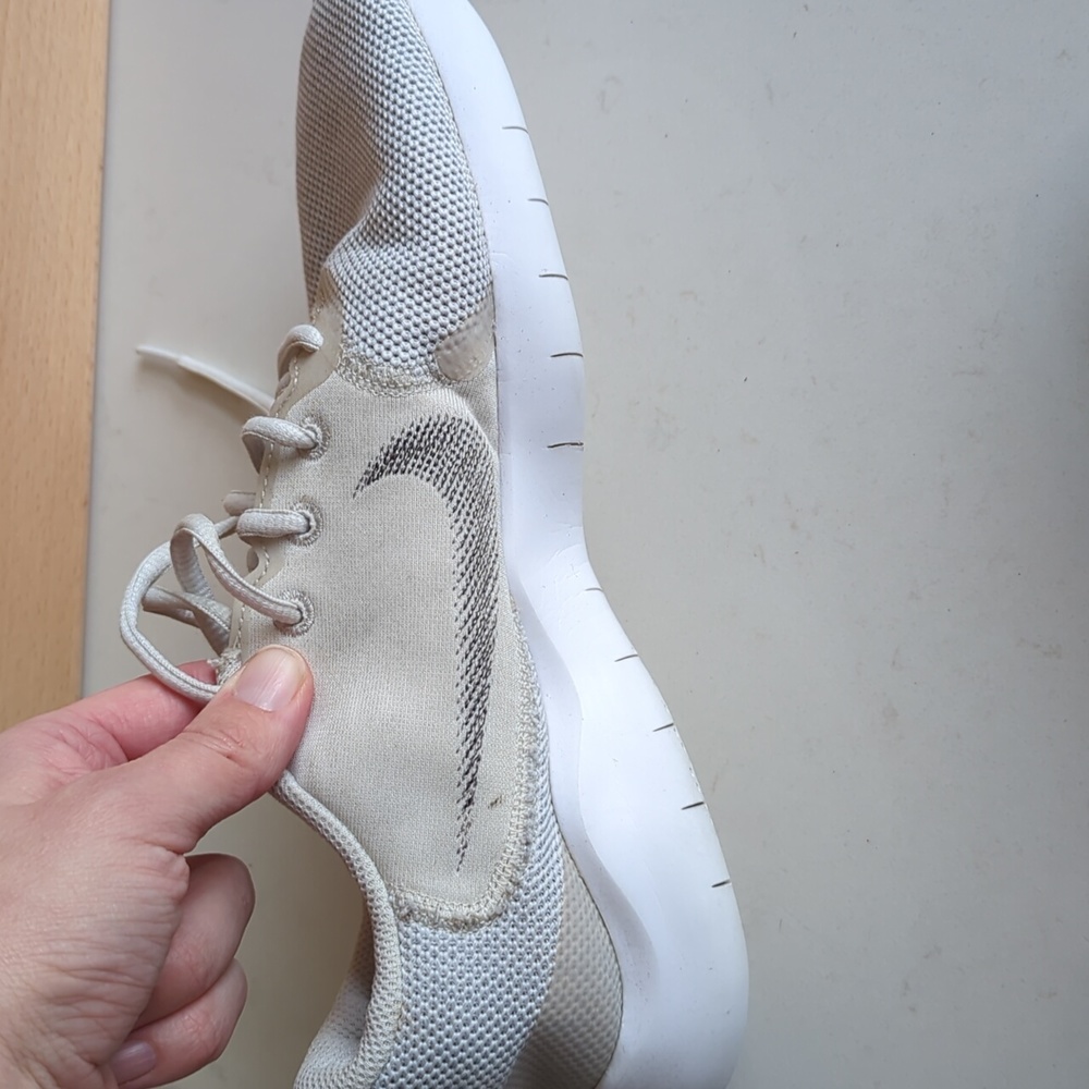 Nike flex runner stroke running light grey off white sneakers - Picture 11 of 14